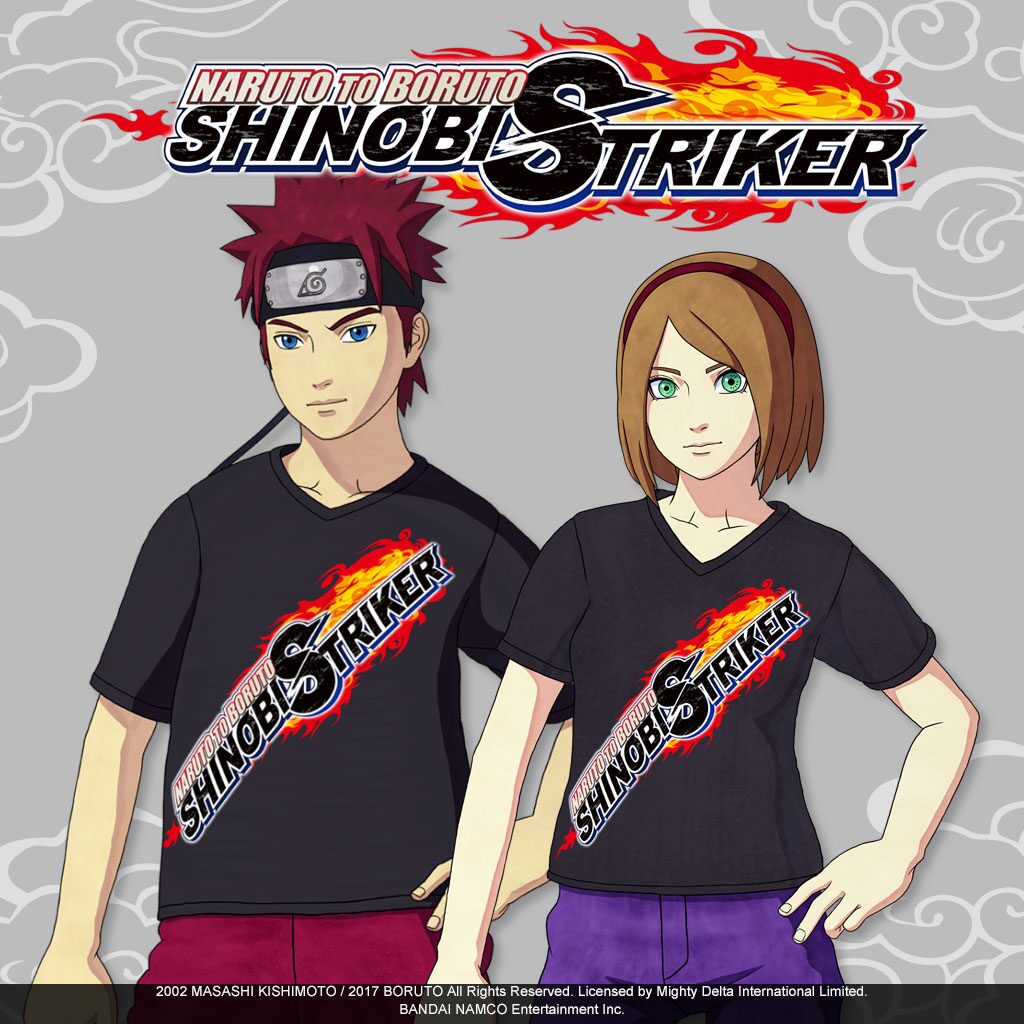 Shinobi Strikers T-Shirt: Black (Gender-Neutral) (Chinese/Korean Ver.)