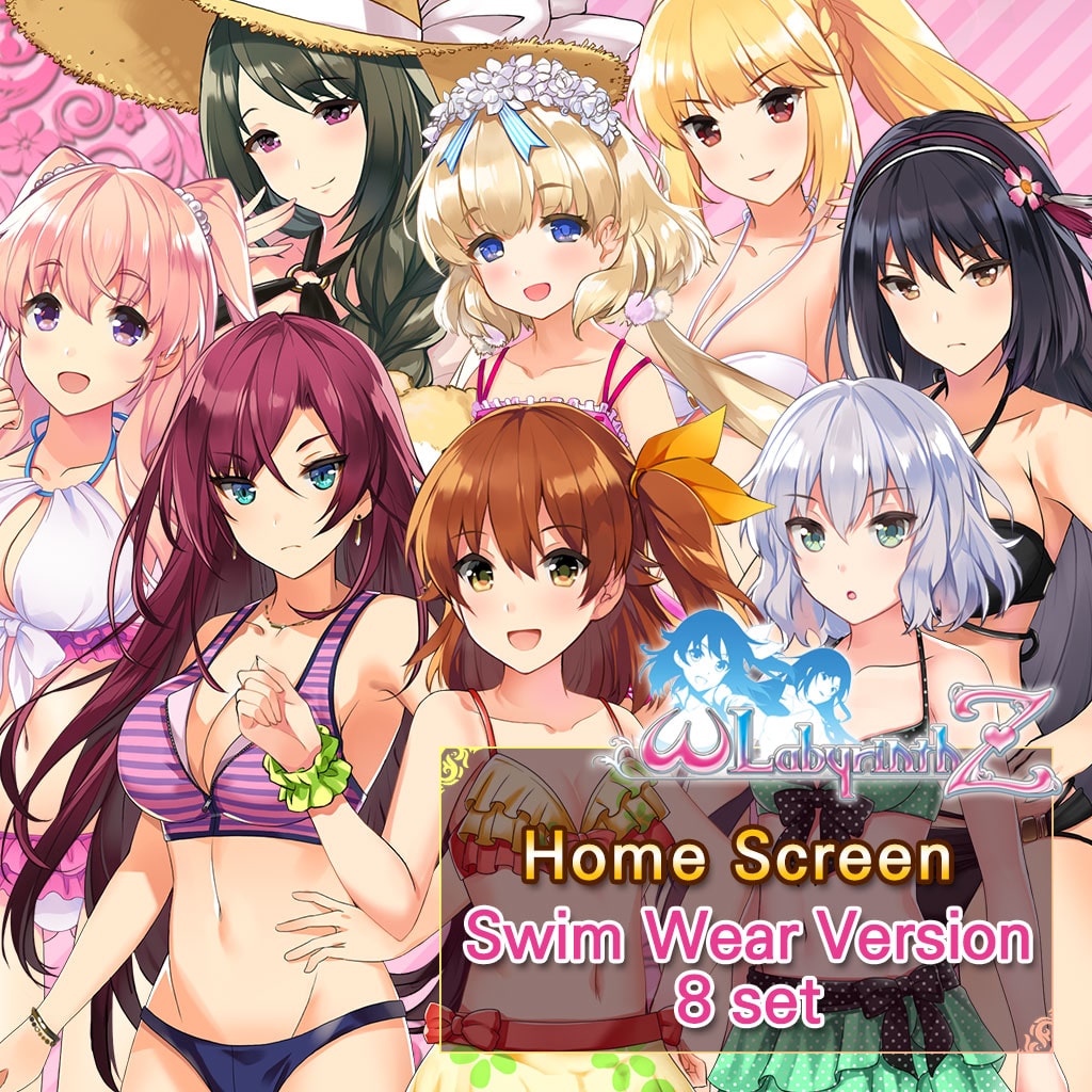 Home Screen "Swim Wear Version" 8 set (中日韩文版)