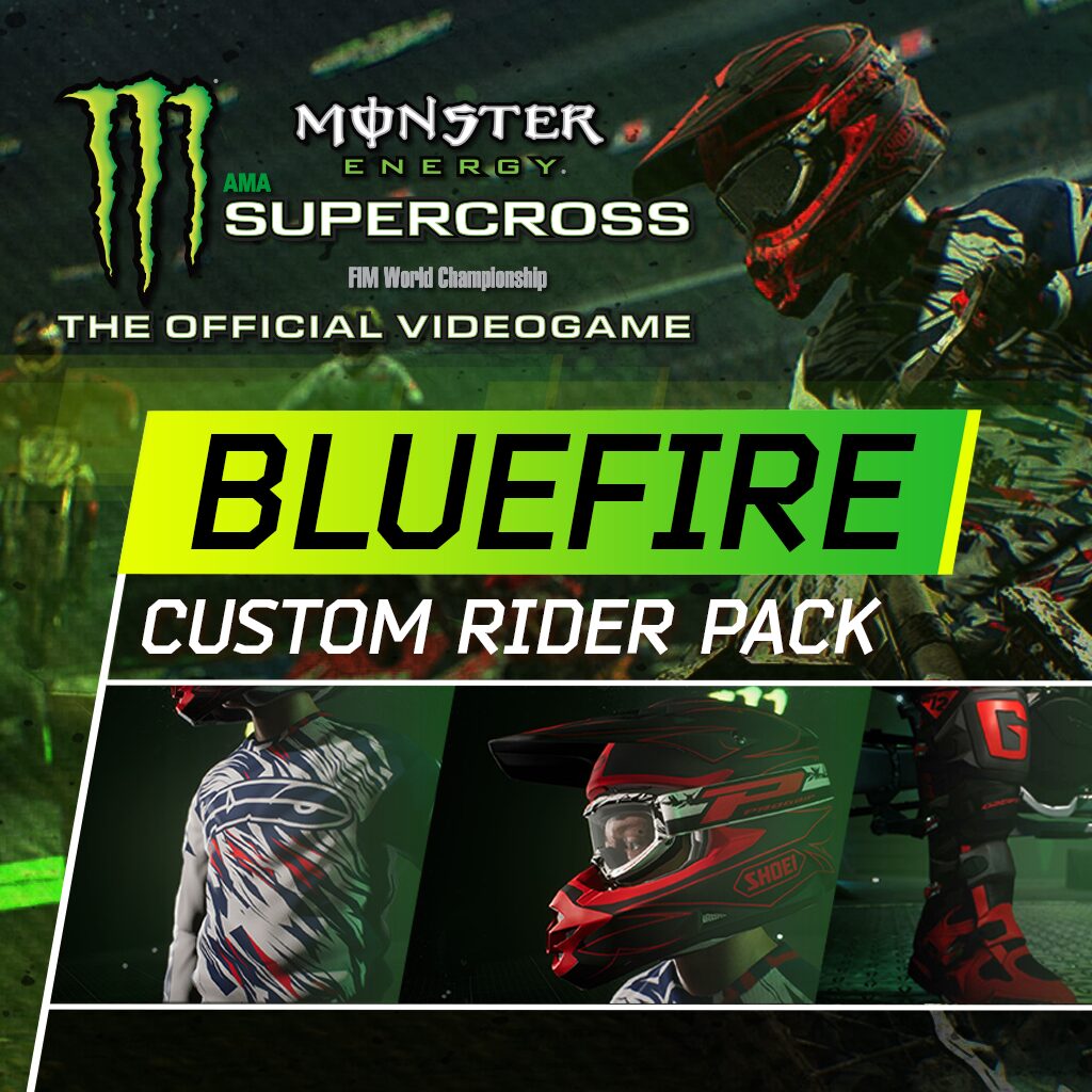 Monster Energy Supercross - The Official Videogame ブルーファイヤーパック