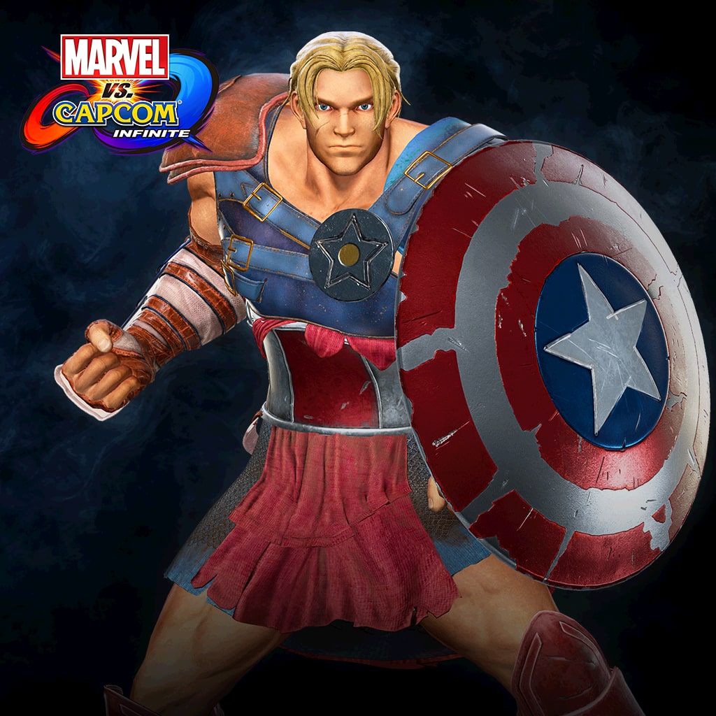 Marvel vs. Capcom: Infinite- Captain America Gladiator Costume (English/Chinese/Korean/Japanese Ver.)