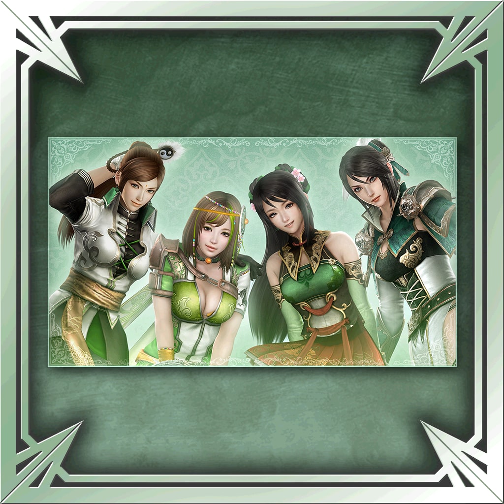 女性武将集合壁紙（月英＆星彩＆鮑三娘＆関銀屏）