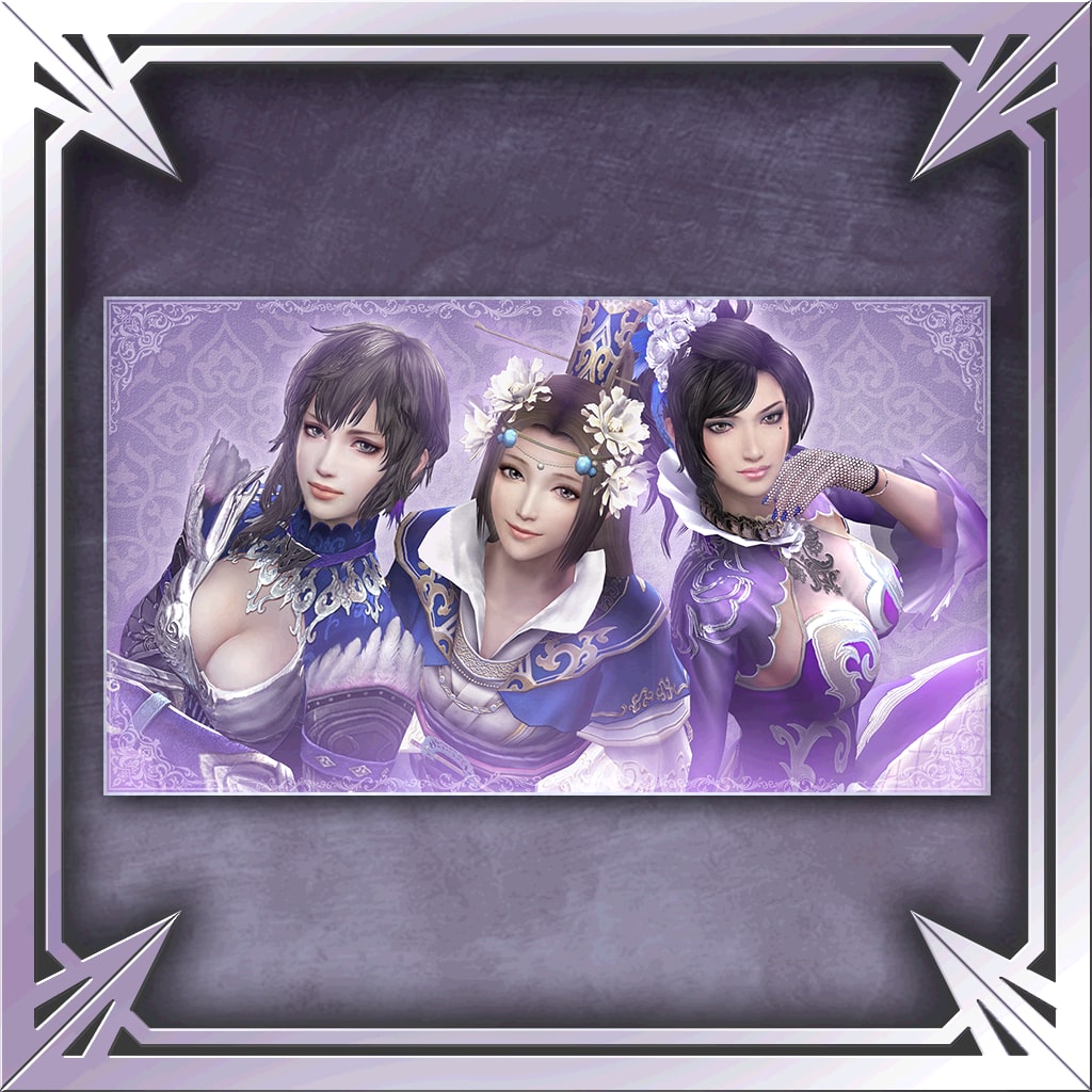 女性武将集合壁紙（甄姫＆蔡文姫＆王異）