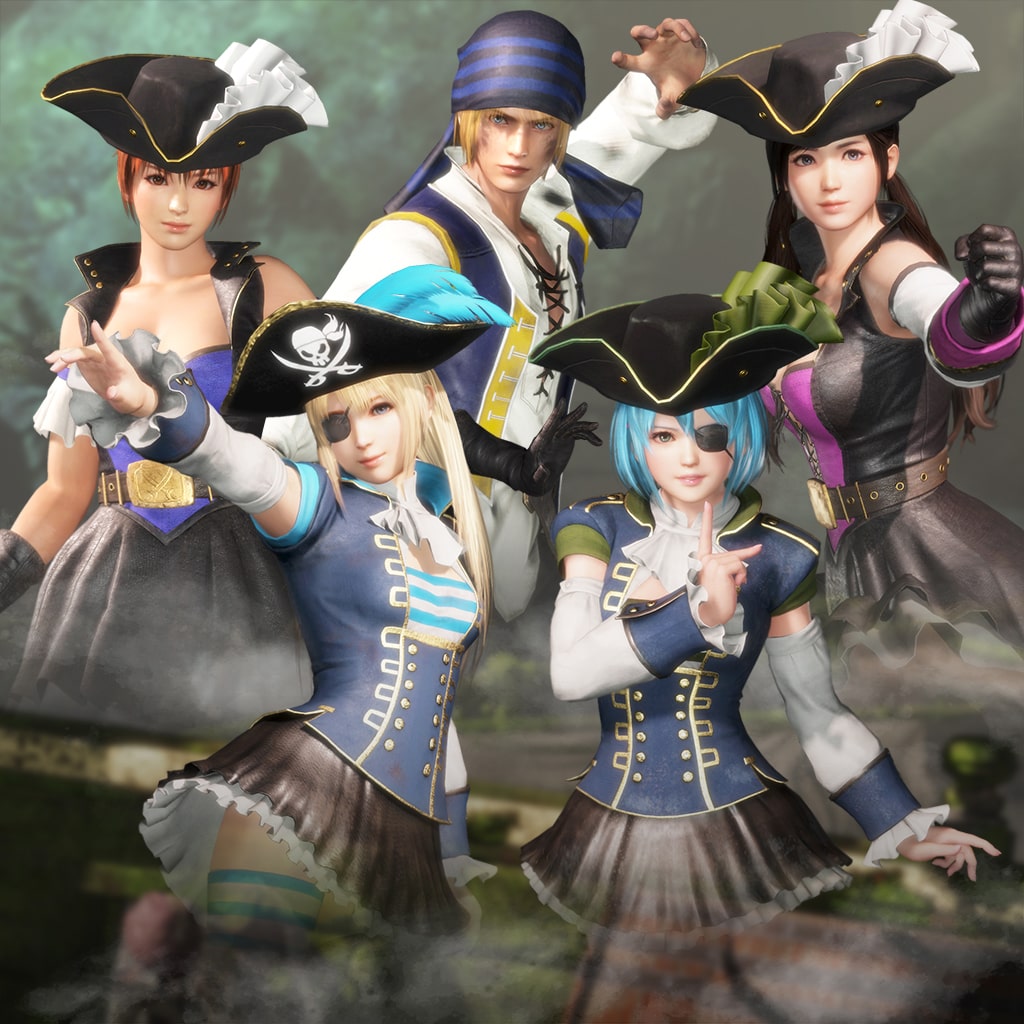 DOA6 Pirates of the 7 Seas Costumes Vol.2 Set (English/Chinese/Korean/Japanese Ver.)