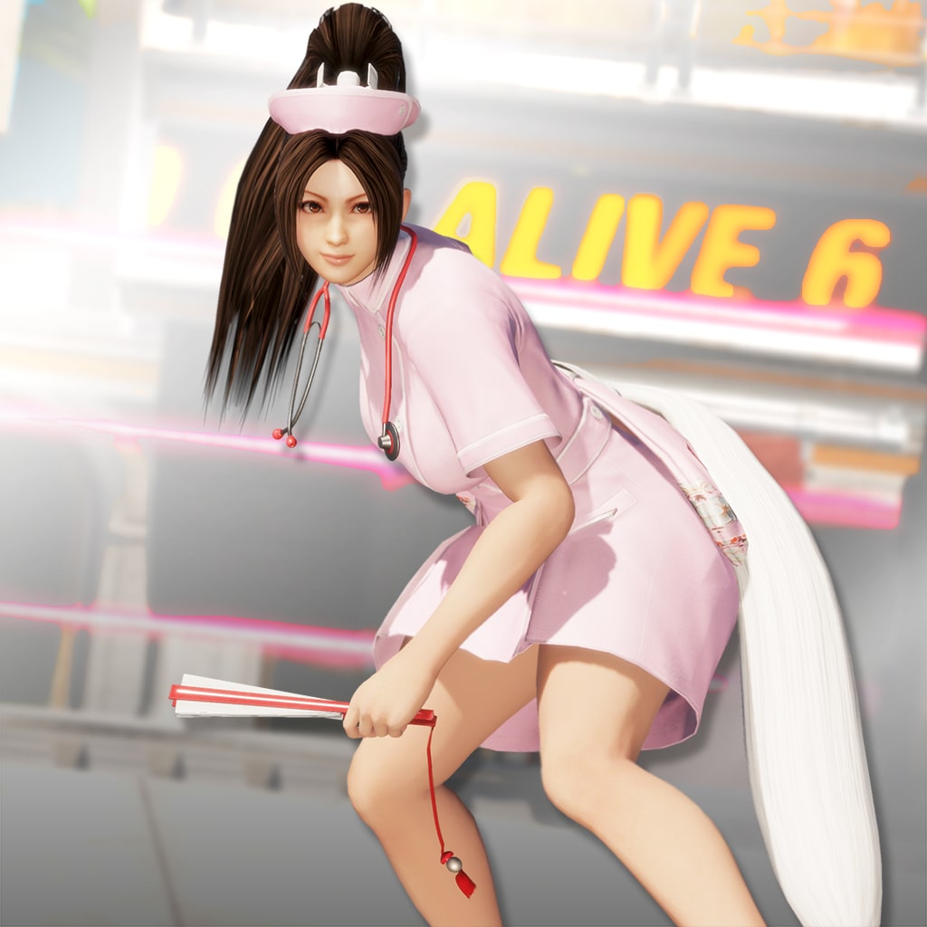 DOA6 Nurse Costume - Mai Shiranui (English/Chinese/Korean/Japanese Ver.)