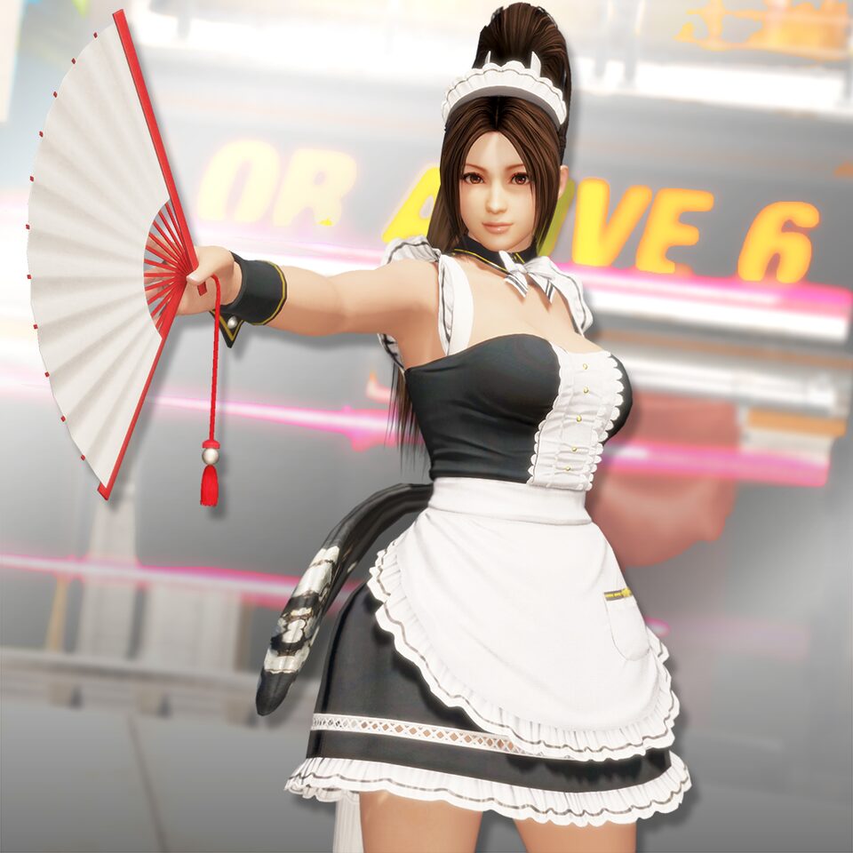 DOA6 Maid Costume- Mai Shiranui (English/Chinese/Korean/Japanese Ver ...