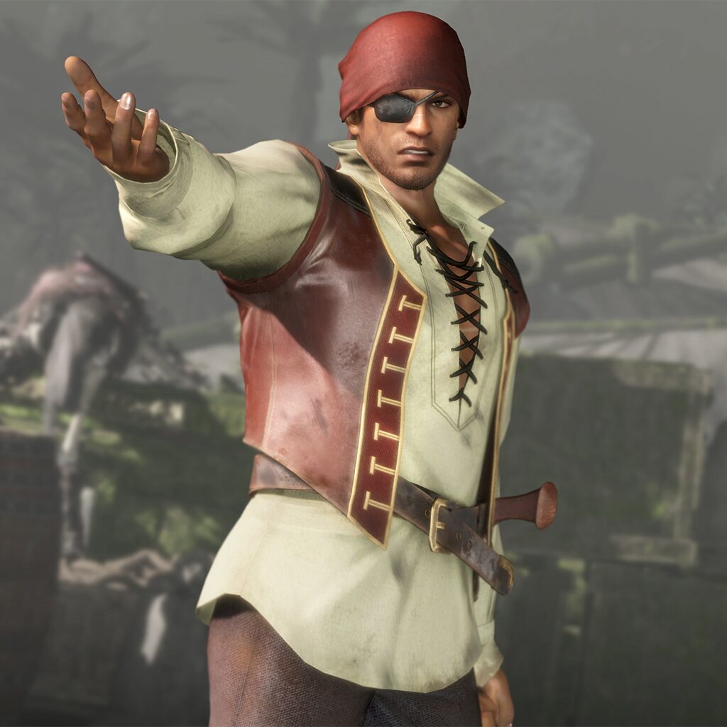 DOA6 Pirates of the 7 Seas Costumes Vol.1 - Diego (English/Chinese/Korean/Japanese Ver.)