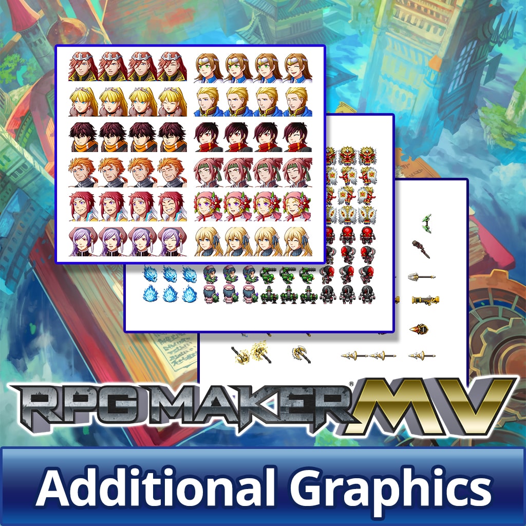 Rpg Maker Mv Additional Graphics English Chinese Korean Japanese Ver