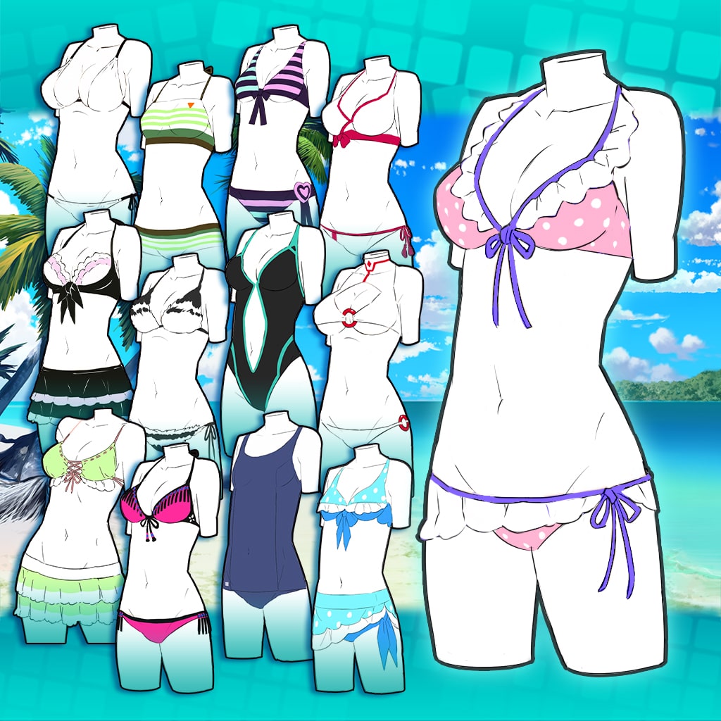 All Star Maidens - Swimsuit Costume Set (Chinese/Japanese Ver.)