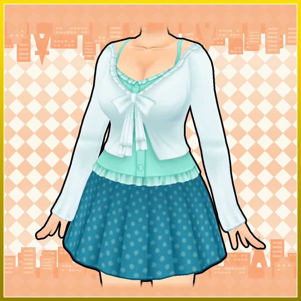 コスチューム「理保の私服（春）」__ドリームクラブホストガールオンステージ用