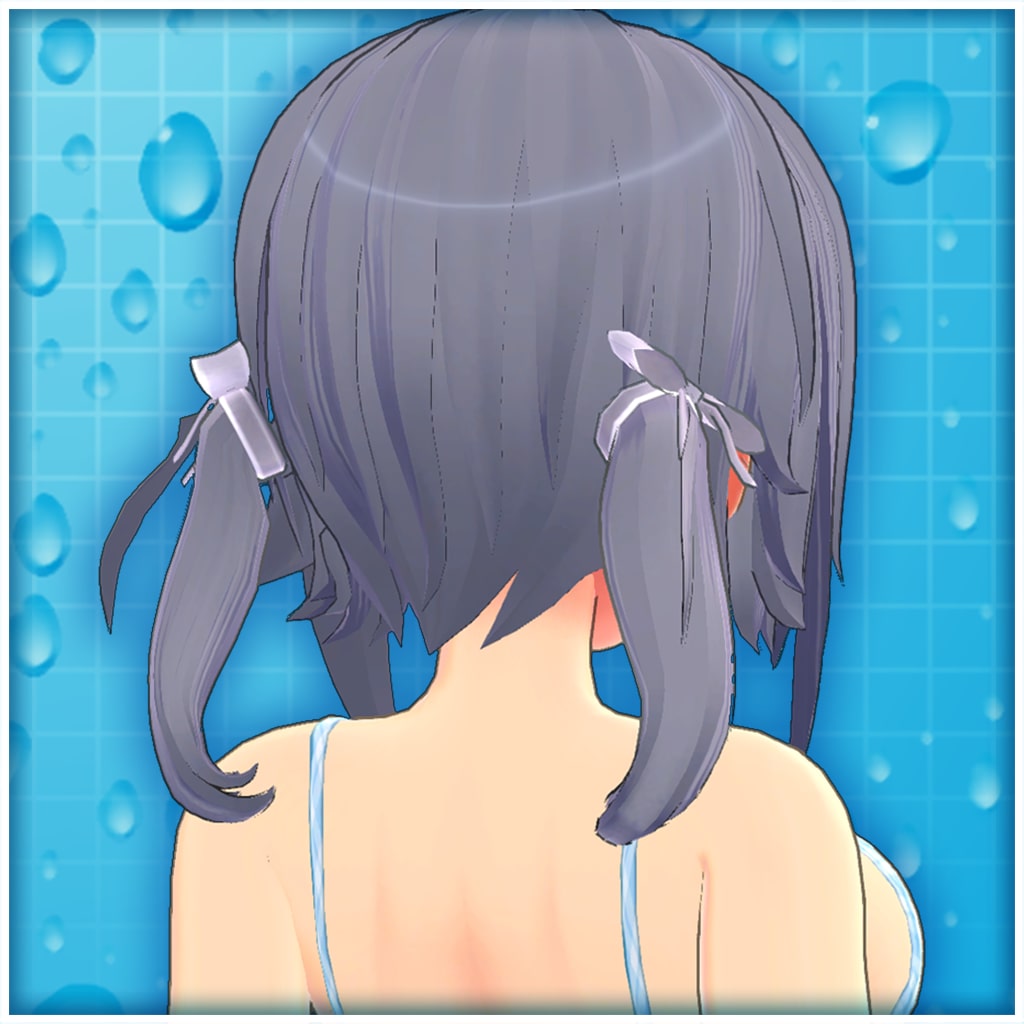 二つ結びエクステ