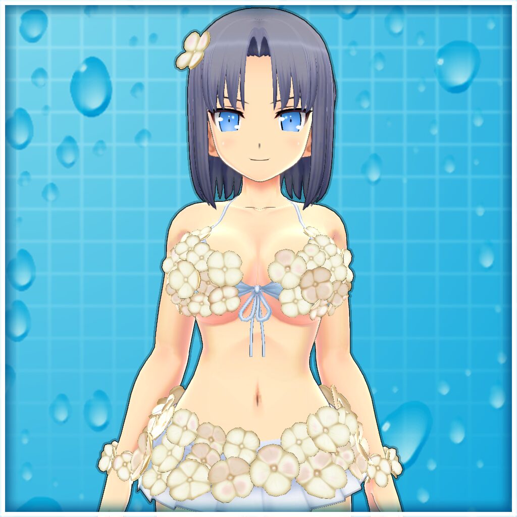 花柄水着