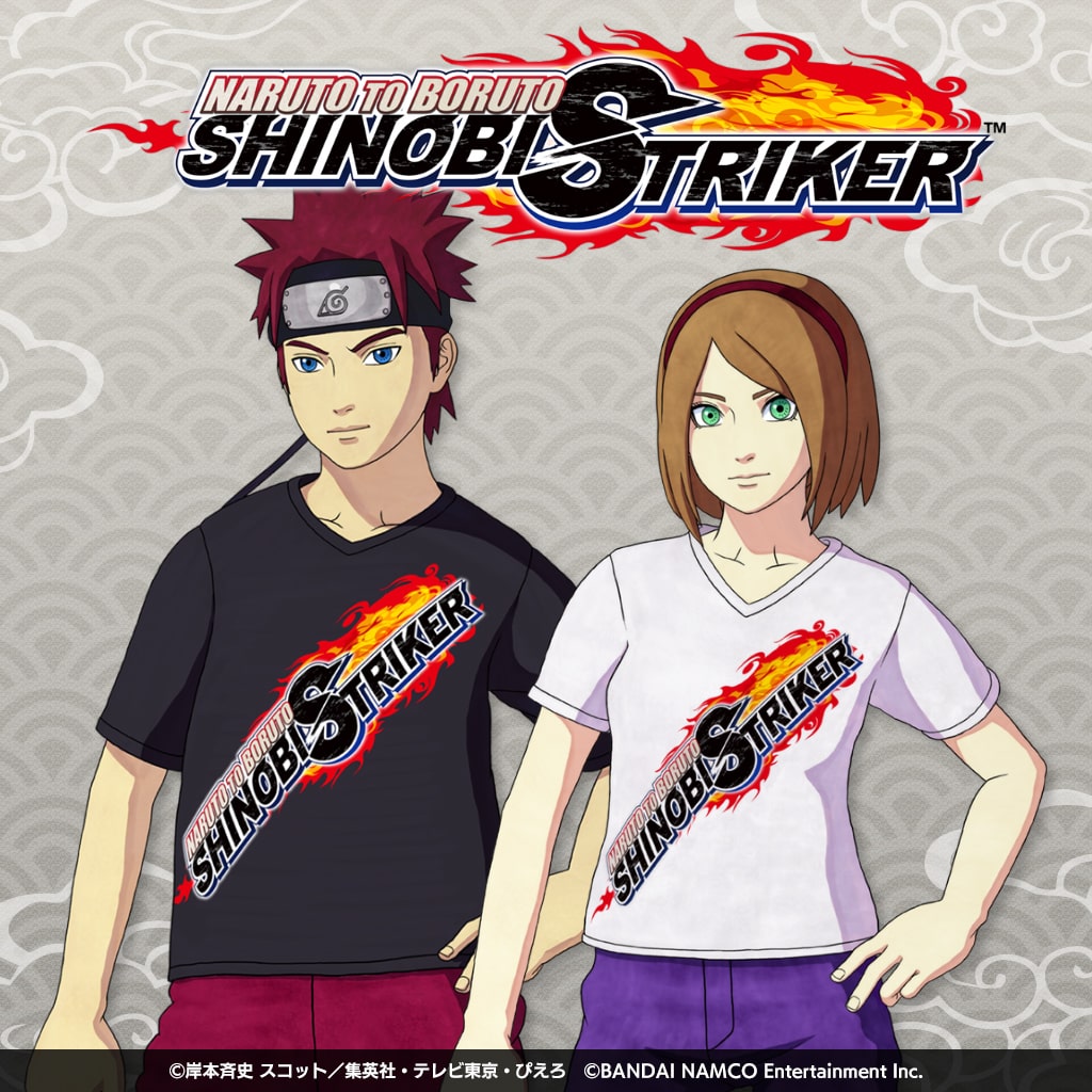 βテスト特典：シノビストライカーロゴTシャツ 白＆黒セット