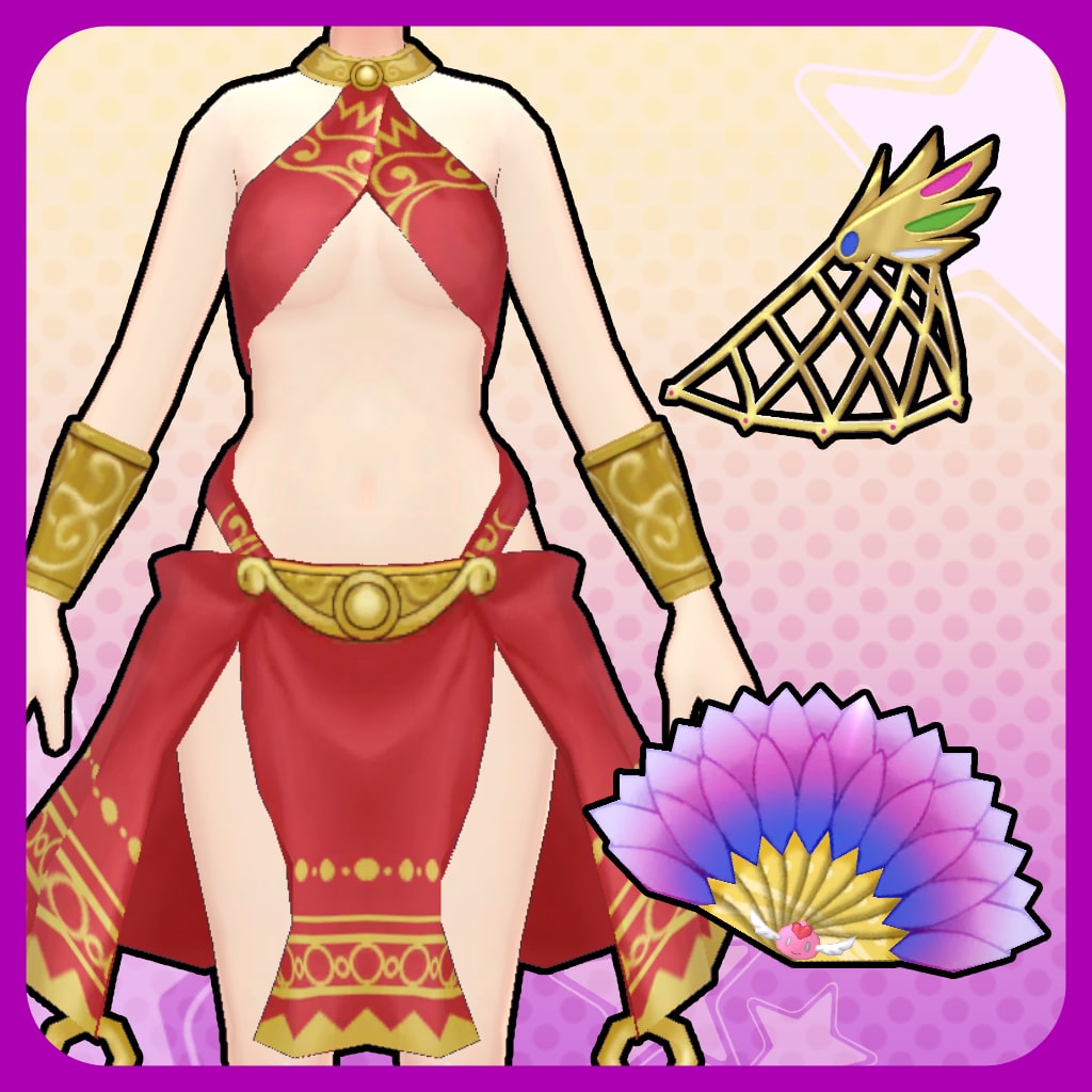 ぎゃる☆がん だぶるぴーす ばいりんぎゃる 追加DLC 「踊り子の服」衣装セット