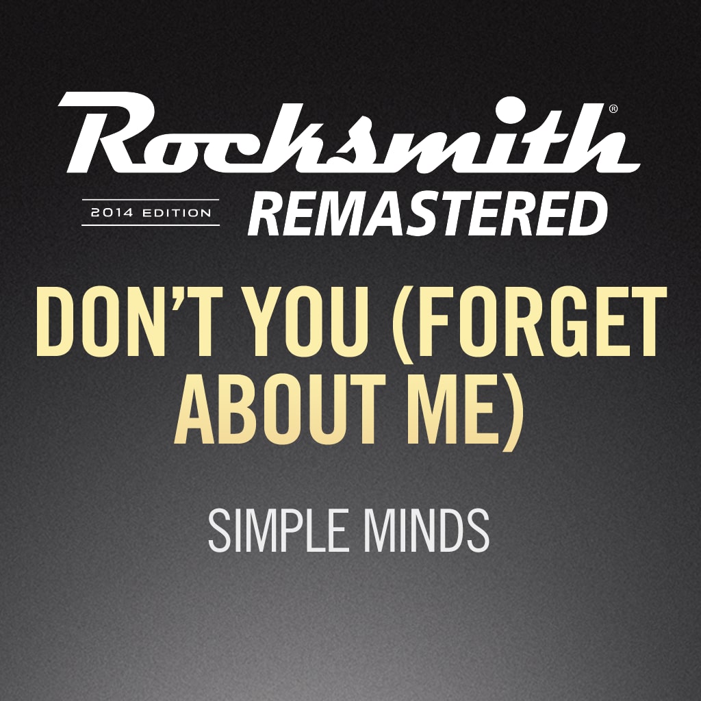 Rocksmith 14 Simple Minds Don T You Forget About Me