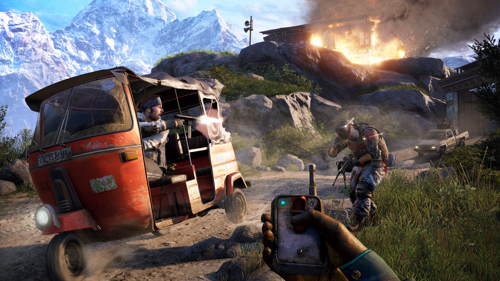 No, Far Cry 4 is not currently free on PSN