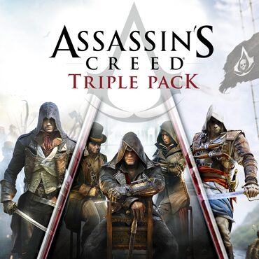 Assassin's Creed Triple Pack: Black Flag, Unity, Syndicate cover image