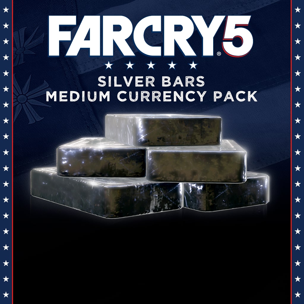 Pacote Médio de Barras de Prata de Far Cry® 5 – 1.050 Créditos