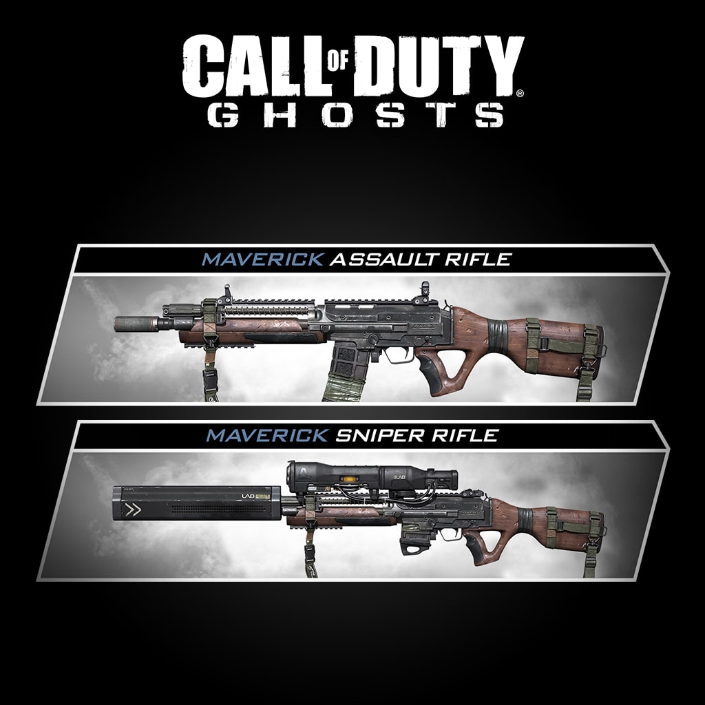 call of duty ghosts guns names