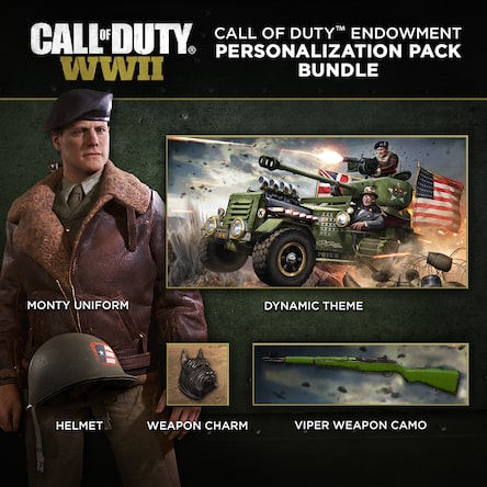 Call Of Duty: WWII — C.O.D.E. Personalization Pack Bundle on PS4