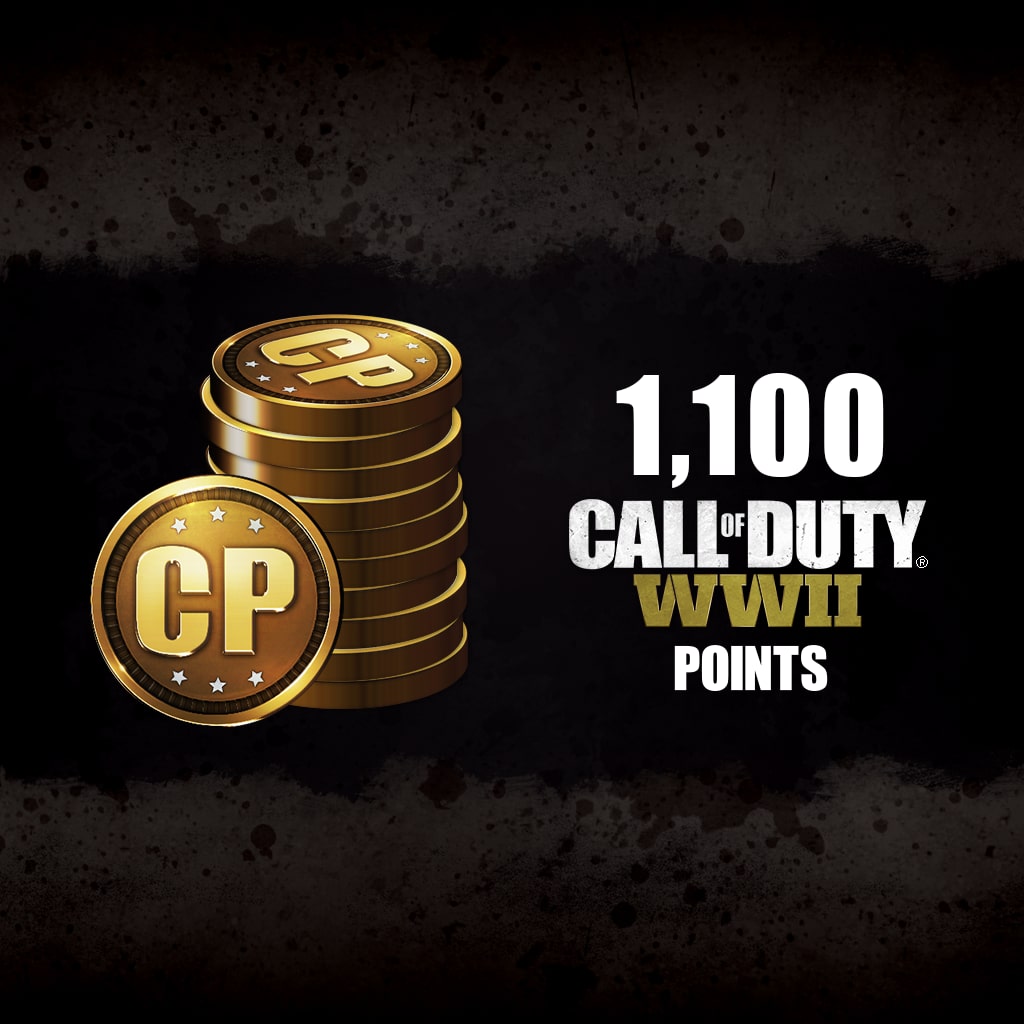 1,100 Call of Duty®: WWII Points