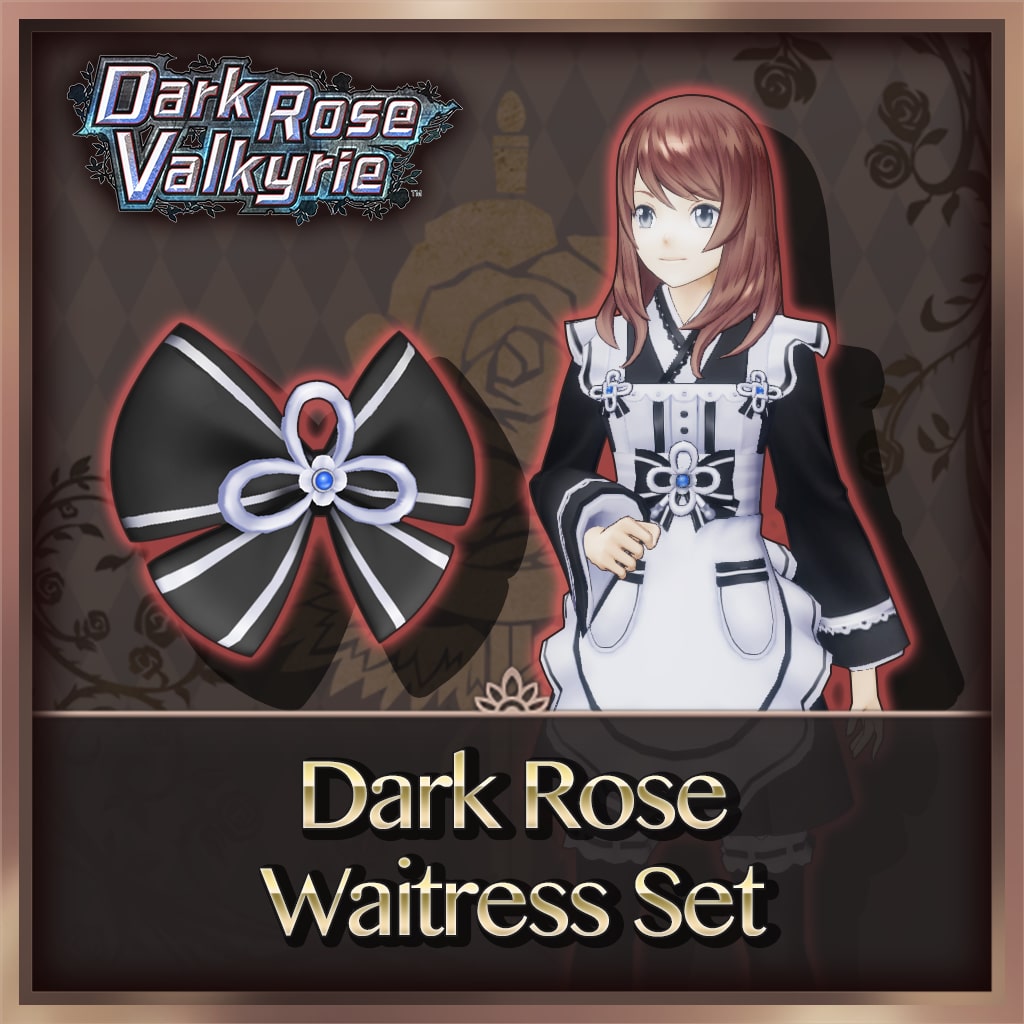 Dark Rose Waitress Set