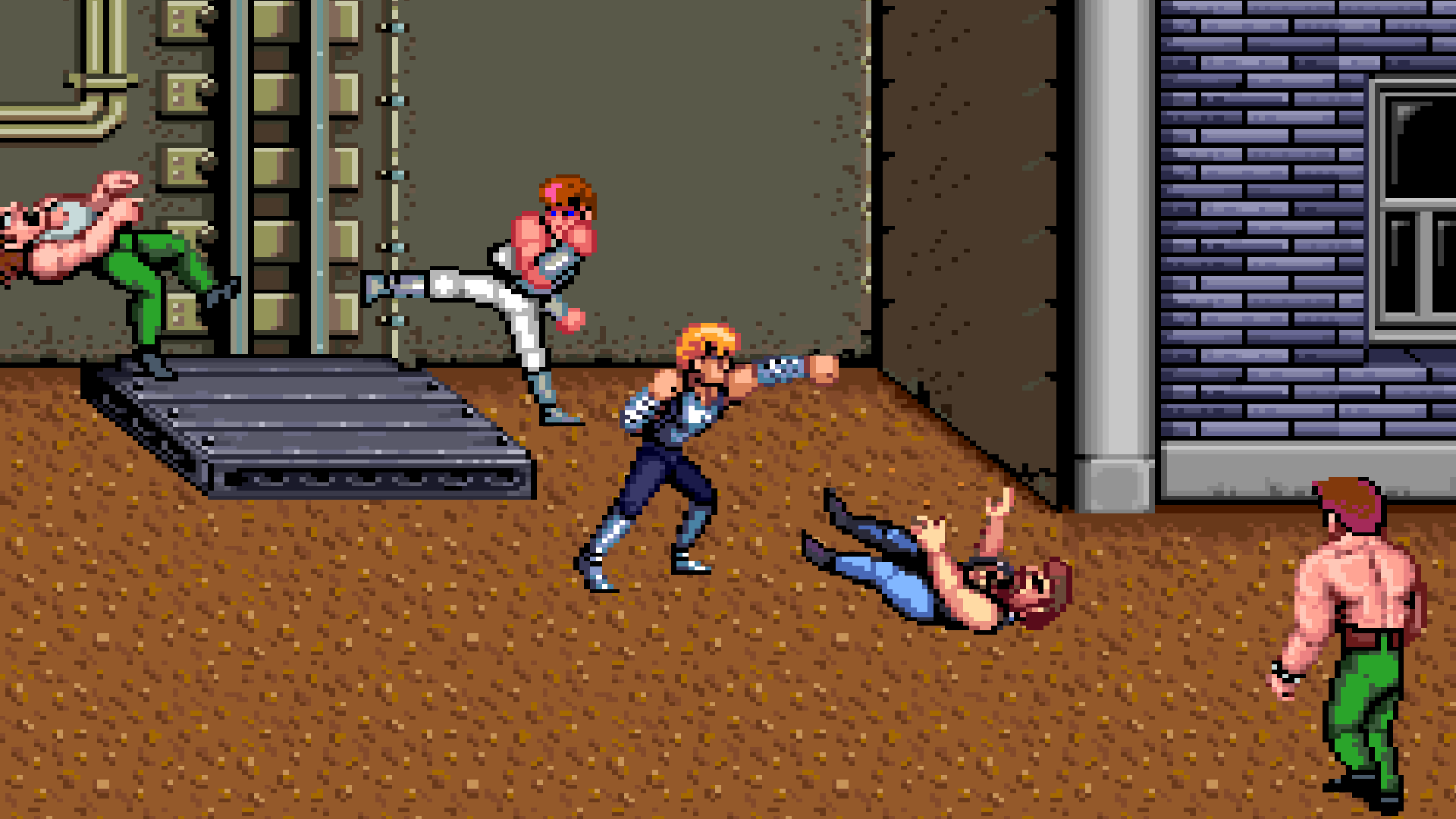 Double Dragon Arcade full play through 4k both Endings 