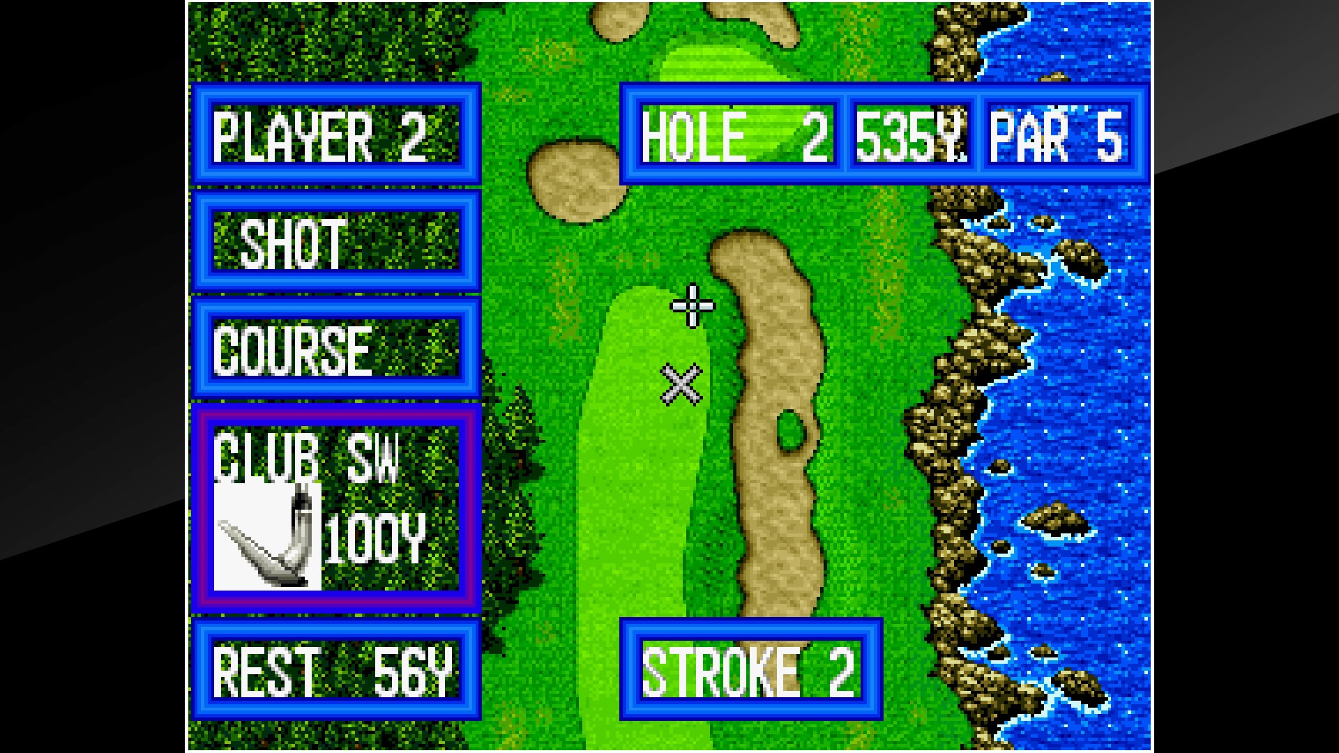 Classic Golf Game 'Top Player's Golf' ACA NeoGeo From SNK and