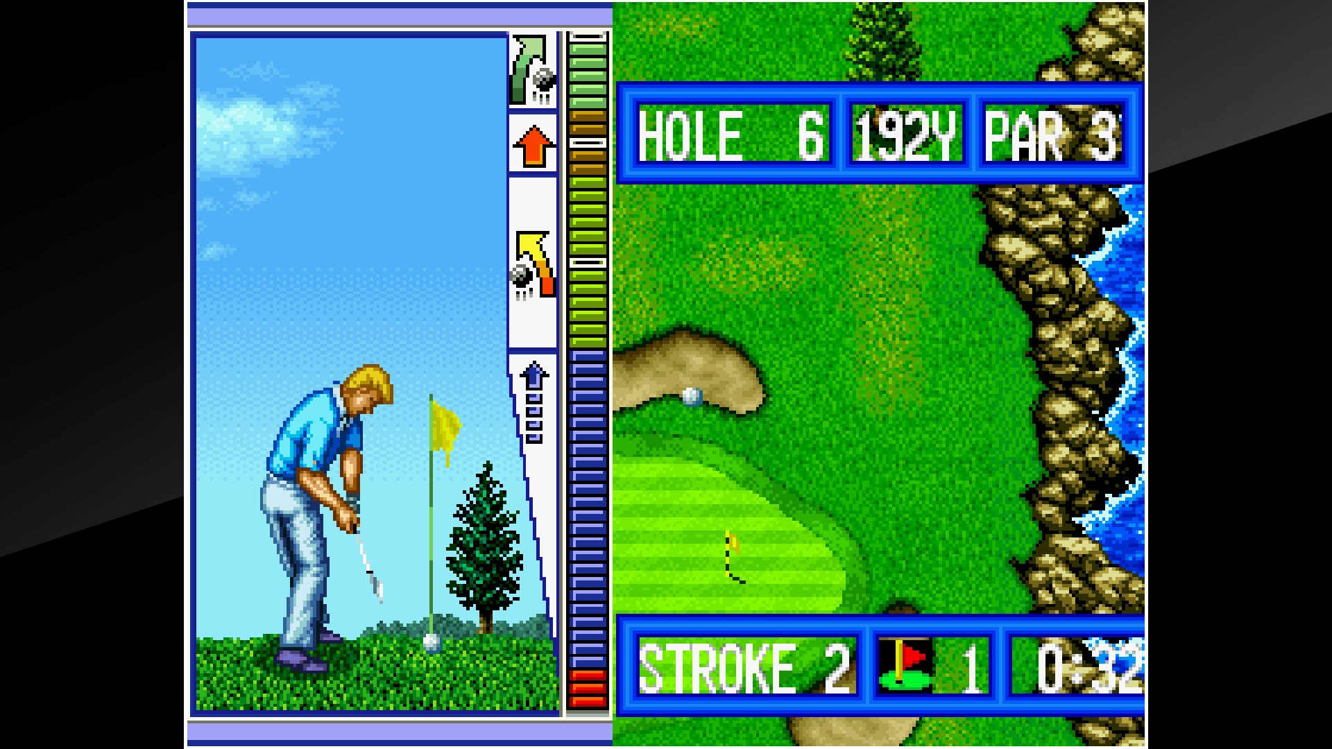 Classic Golf Game 'Top Player's Golf' ACA NeoGeo From SNK and