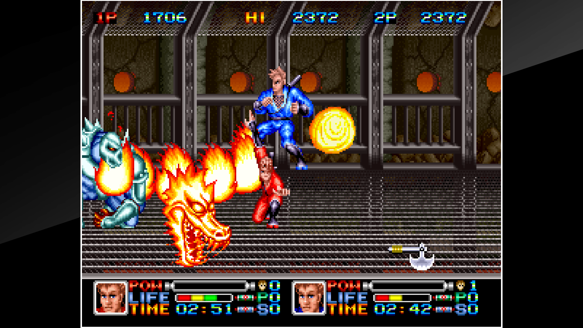 #8. ACA NEOGEO NINJA COMBAT (PlayStation) 由: HAMSTER Corporation