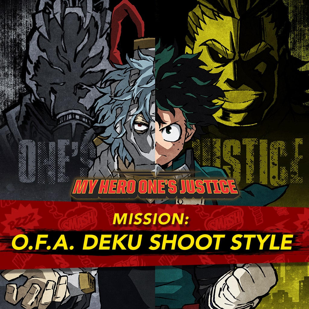 Missão de MY HERO ONE'S JUSTICE: O.F.A. Deku Shoot Style