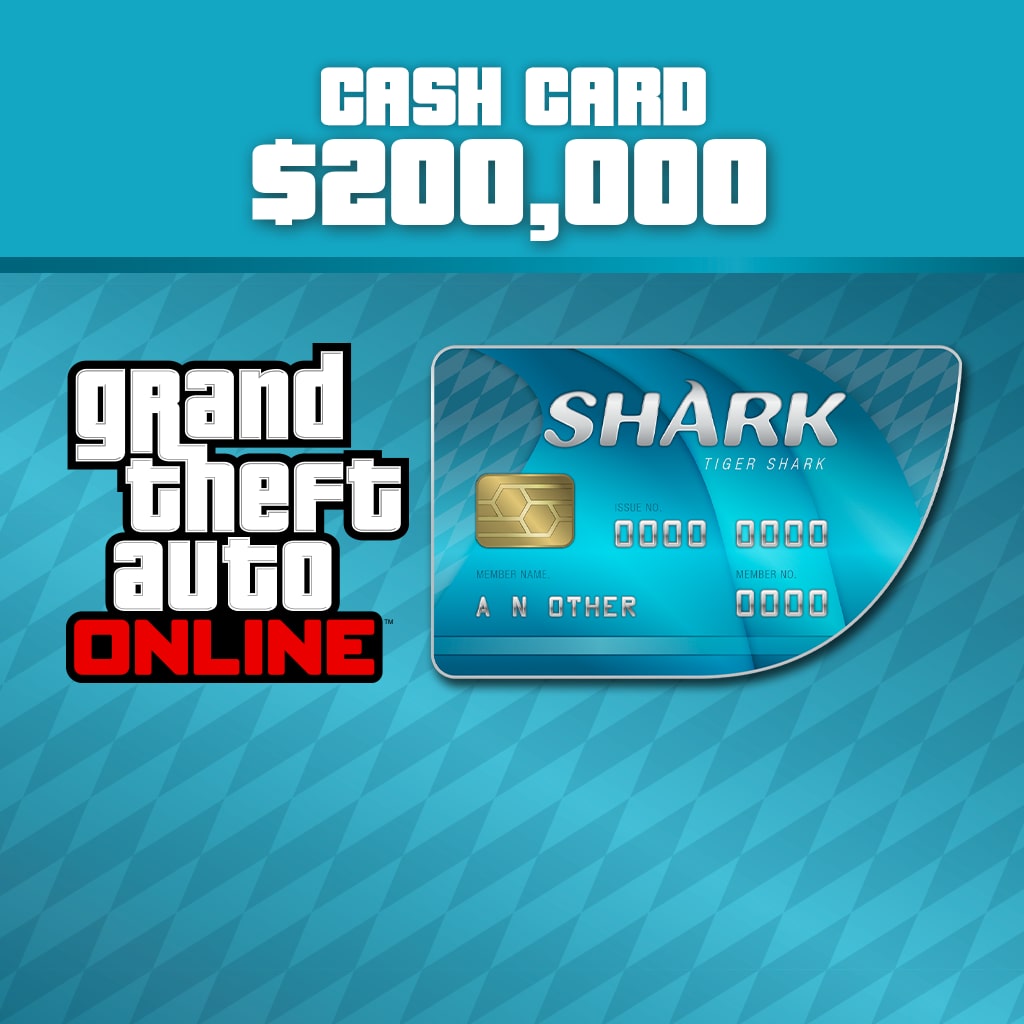 Grand Theft Auto Online Tiger Shark Cash Card