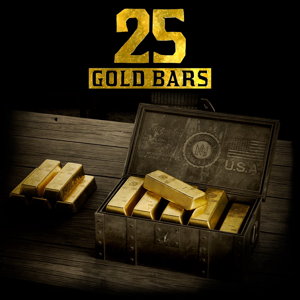 25 lingotes de oro para Red Dead Online