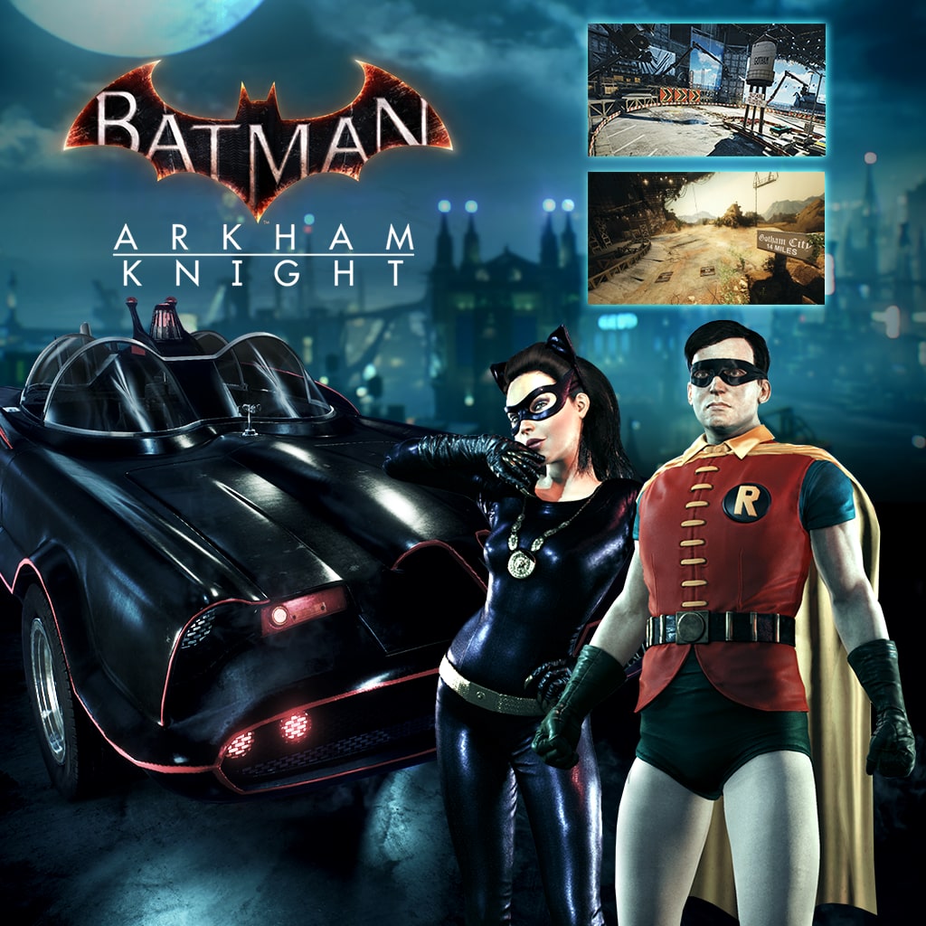 蝙蝠俠™：阿卡漢騎士全新 蝙蝠俠經典電視連續劇蝙蝠車套裝 (英文版)