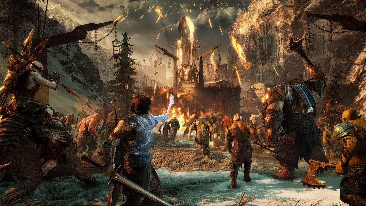 Jogo Sombras da Guerra Mídia Física Terra Média Playstation 4 5 PS4 PS5  Shadow of War Middle Earth