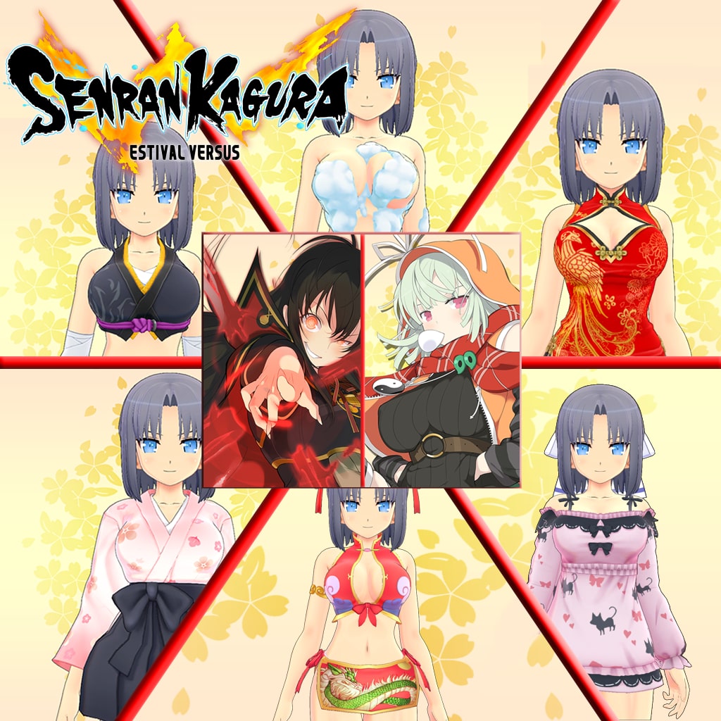 Senran Kagura Shinovi Versus All Characters (Including DLC) [PS Vita] 