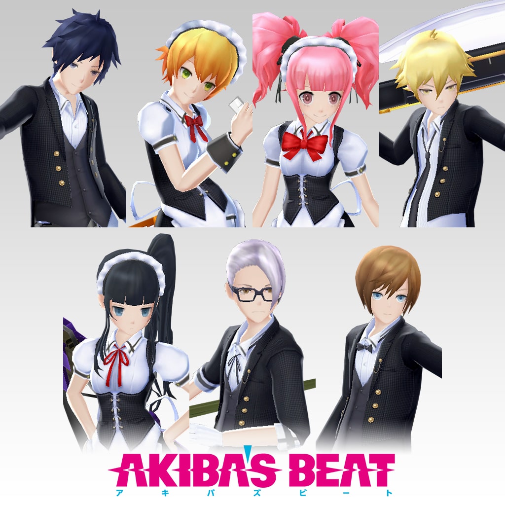 Akiba's Beat — Butler & Maid Set