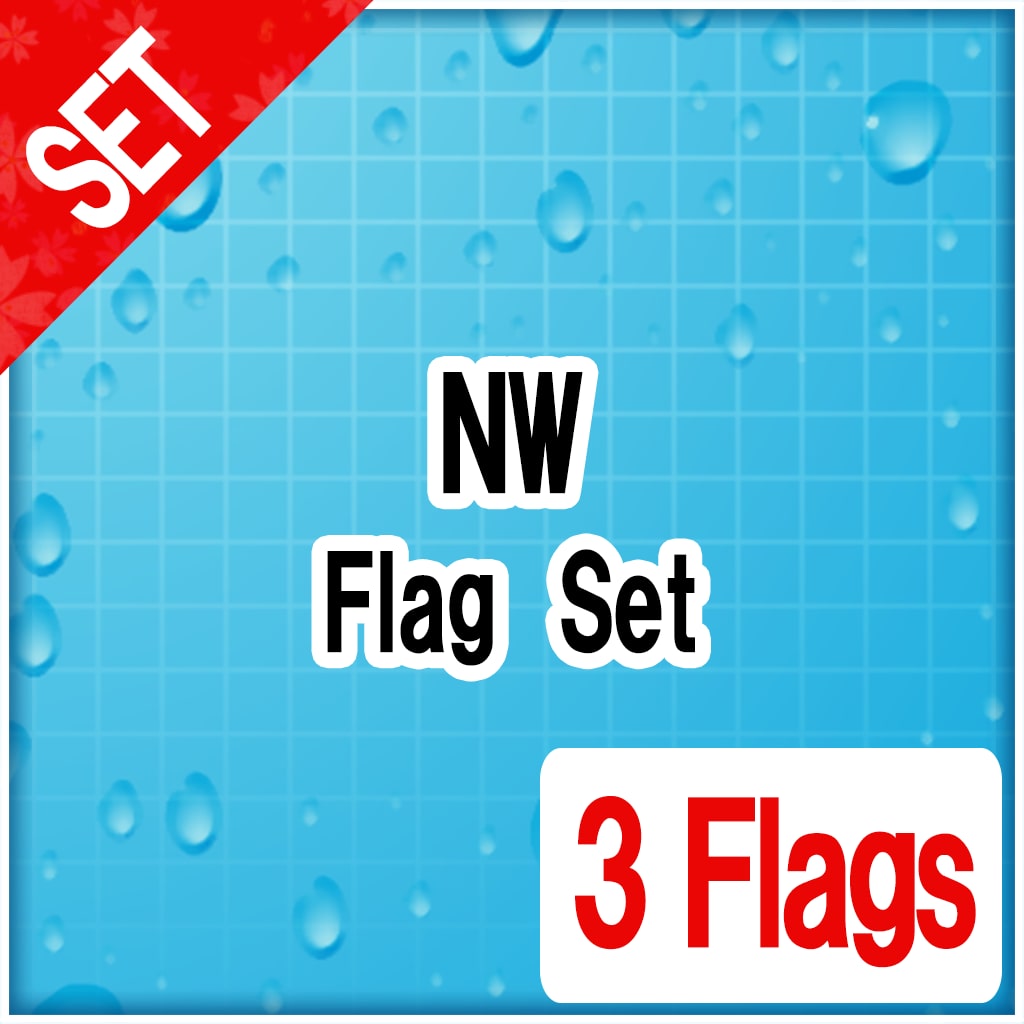 SENRAN KAGURA Peach Beach Splash — NW Flag Set