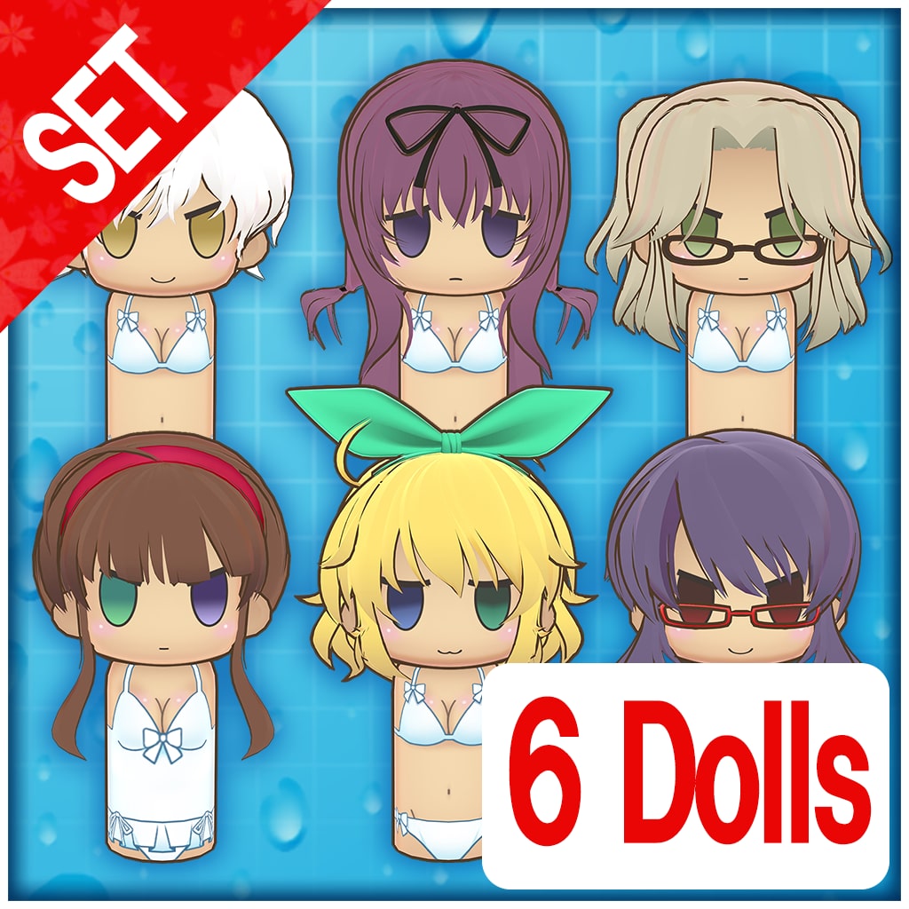 SENRAN KAGURA Peach Beach Splash — Hebijo Doll Set