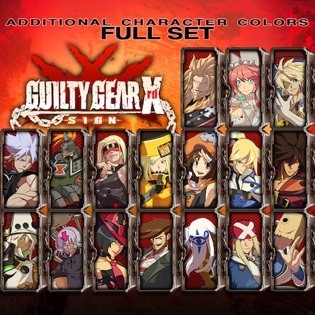 Guilty Gear Xrd -SIGN- Character Colors - Full Set