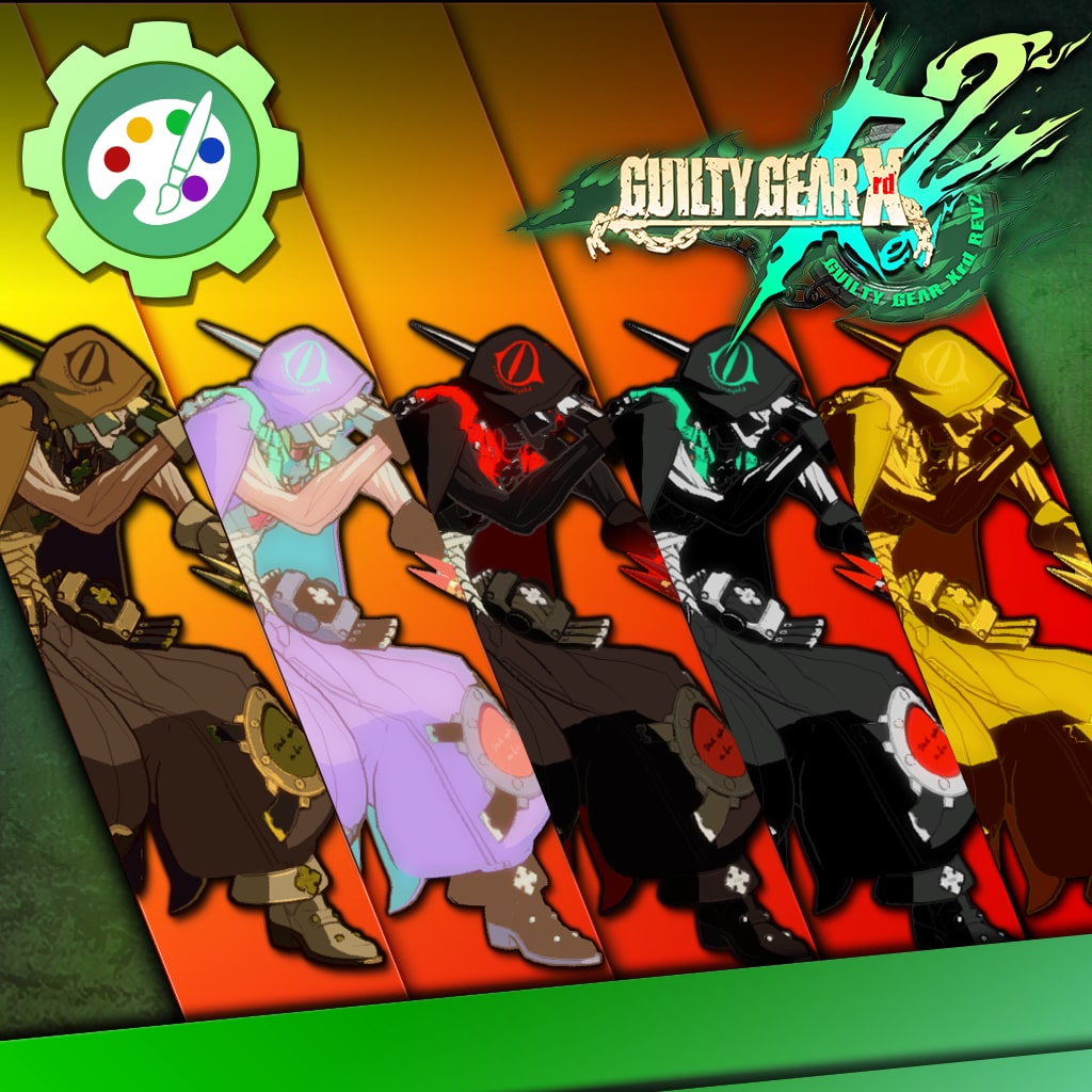 Guilty Gear Xrd REV 2 Character Colors - Raven