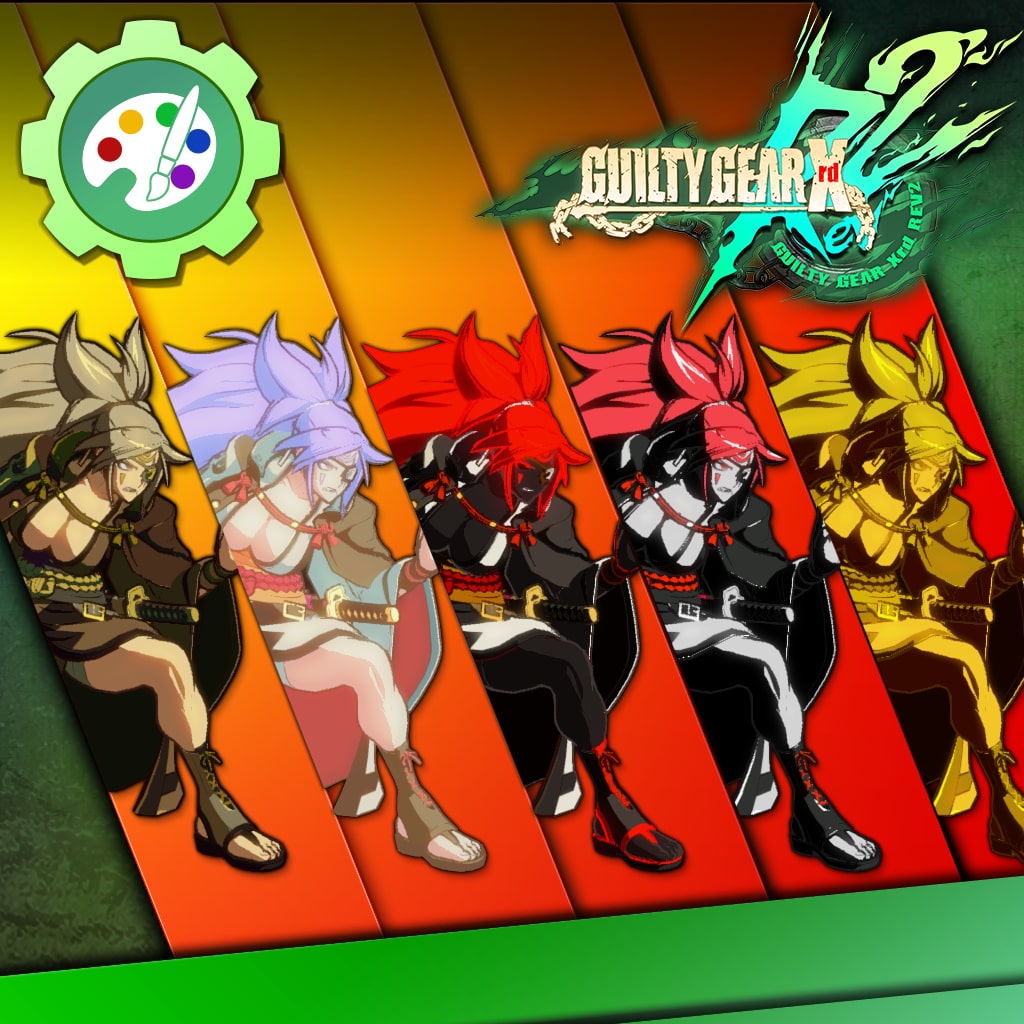 Guilty Gear Xrd REV 2 Character Colors - Baiken