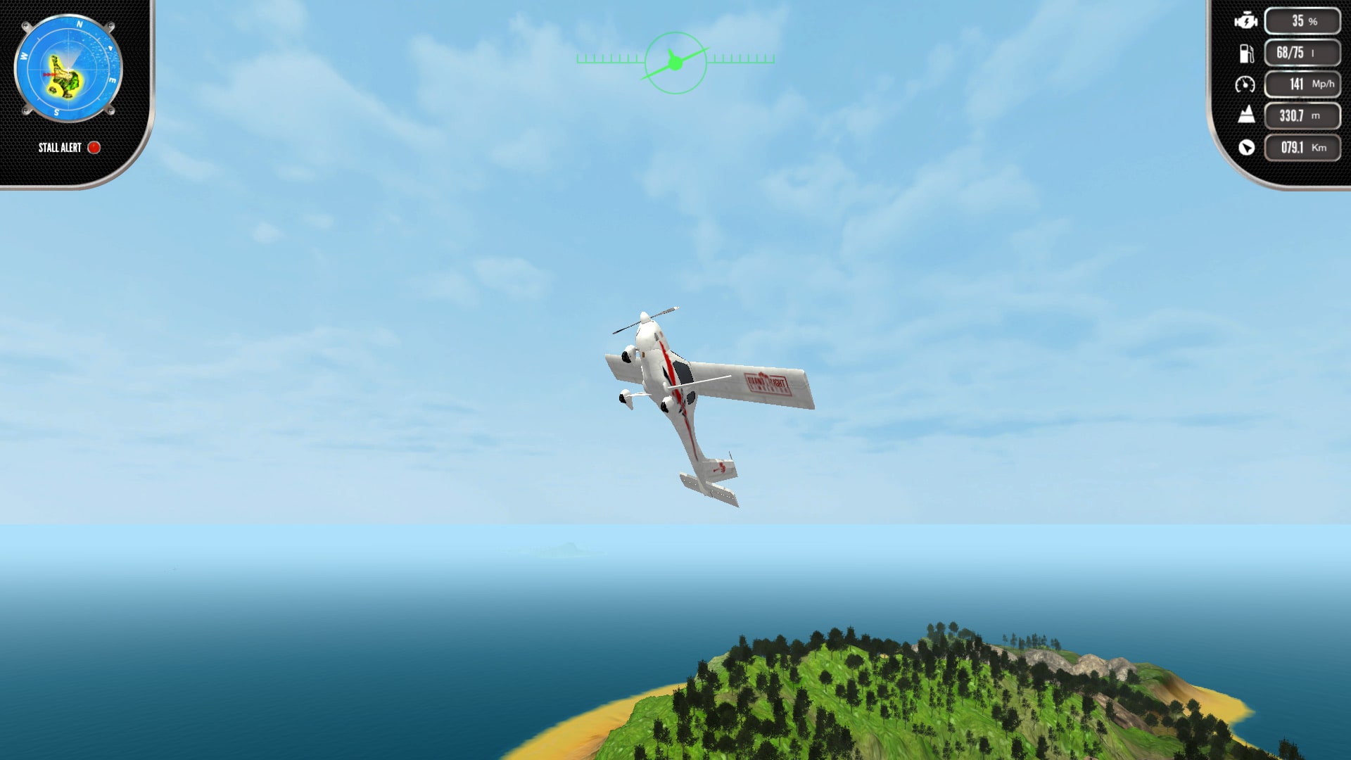 Sony PS4 Playstation 4 Game Island Flight Simulator Flight Simulation  Airplane