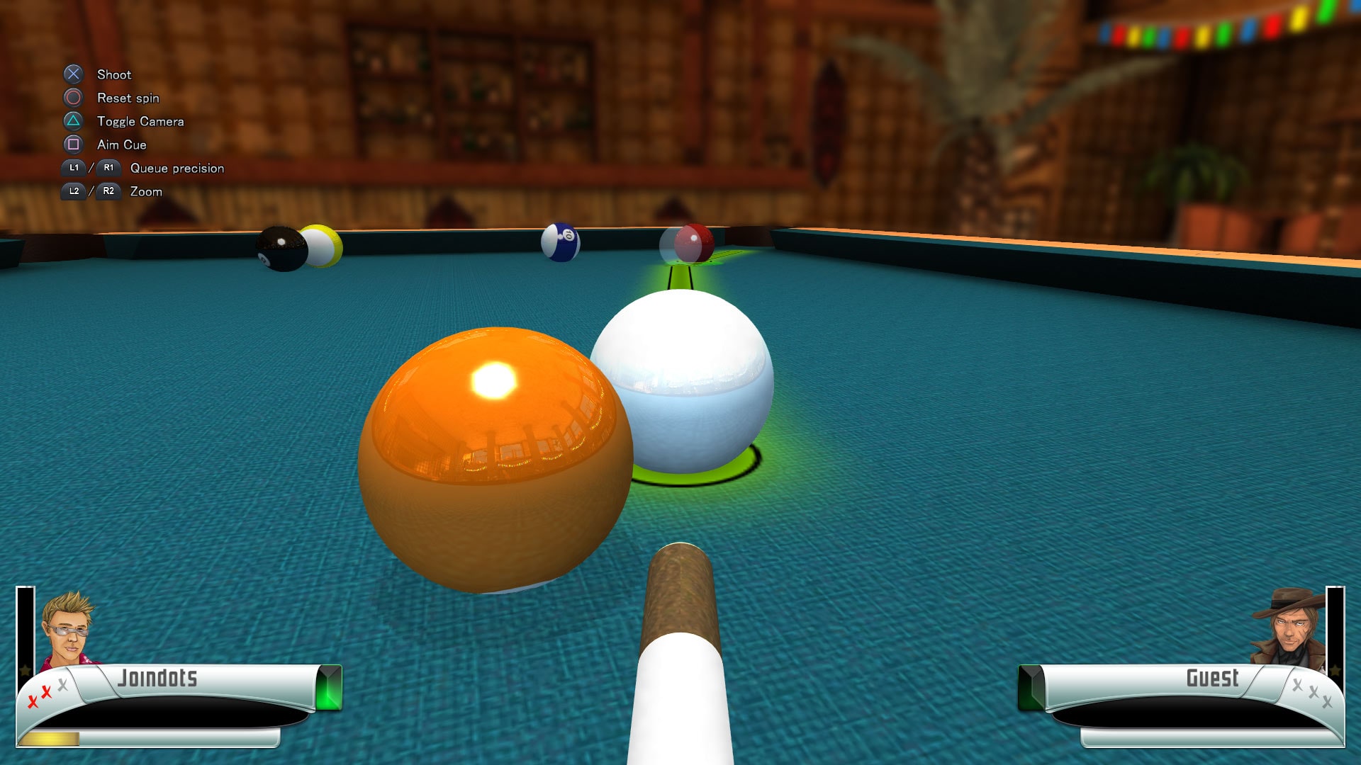 Jogo Sortudo Com Cartão De Jogo Com Billiard Pool De Diamantes