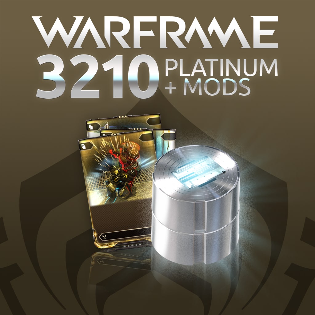 Warframe®: 3210 Platinum + Triple Rare Mod (中日英韩文版)
