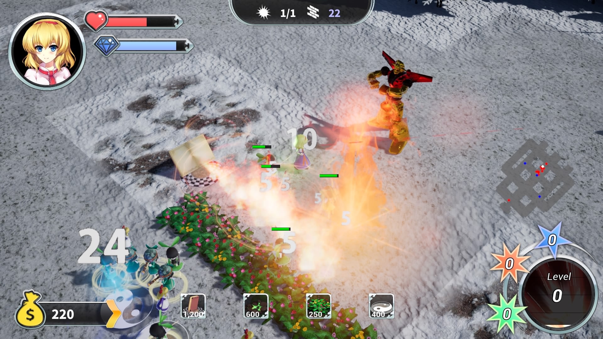 #4. Gensokyo Defenders (PlayStation) بواسطة: Mediascape Co., Ltd.