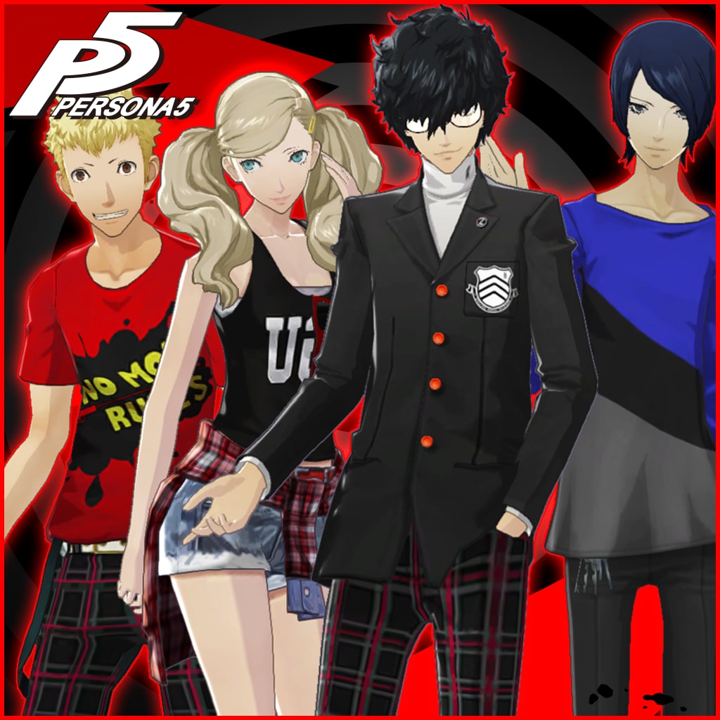 Persona 5 Regular Clothes & School Uniforms Set