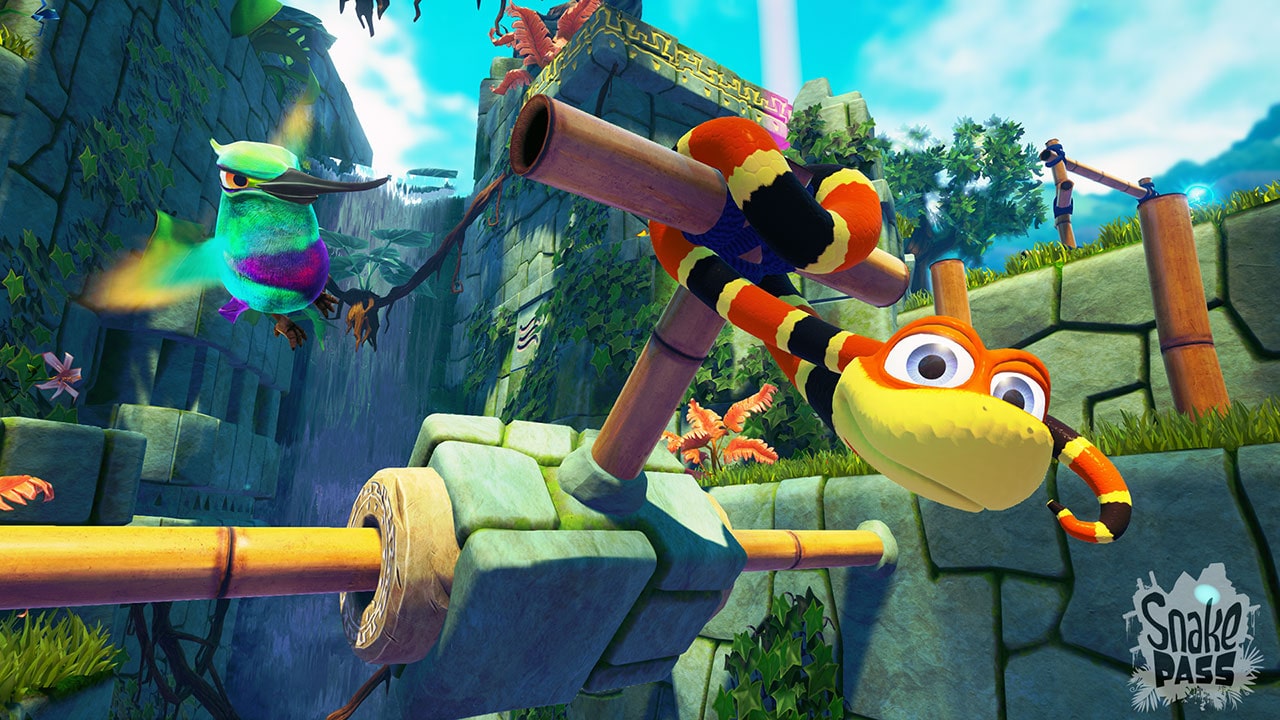 Snake Pass  Essa minha cobra é linda d+, um jogo super fofo para PS4,  XBOX, Nintendo Switch e PC !! 