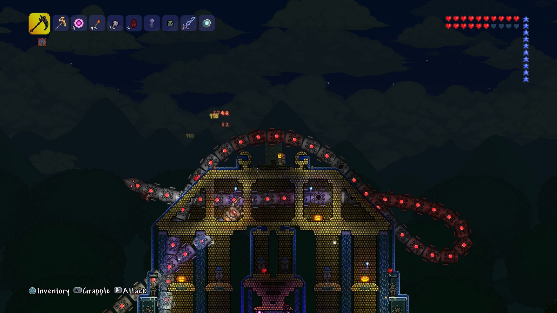 Террария последняя версия. Террария на плейстейшен 4. Terraria ps4 Скриншоты. Террария геймплей скрины. Terraria – PLAYSTATION®4 Edition.