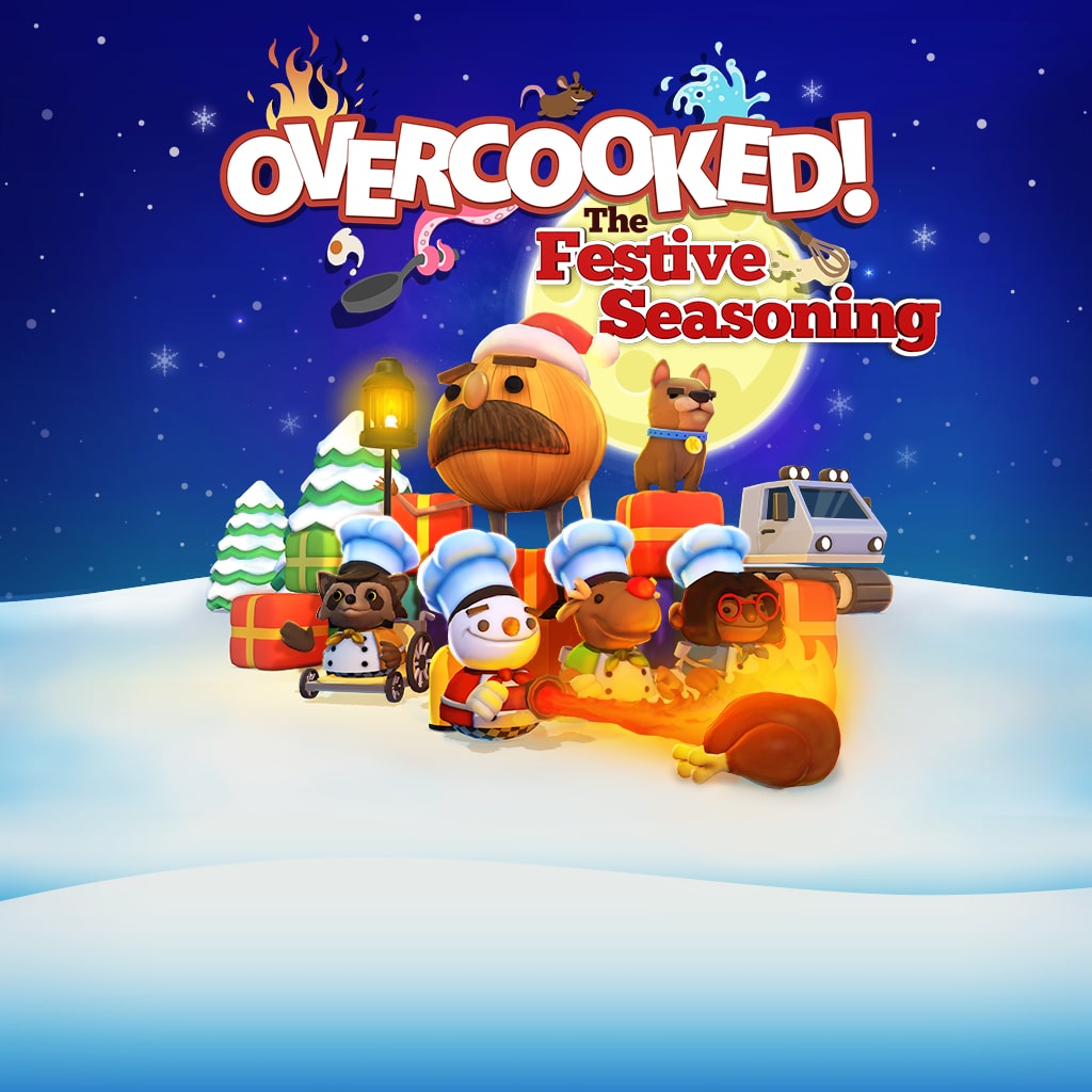 Overcooked - PC, Xbox One e PS4 - EXPANSÃO DE NATAL - FOGO NA