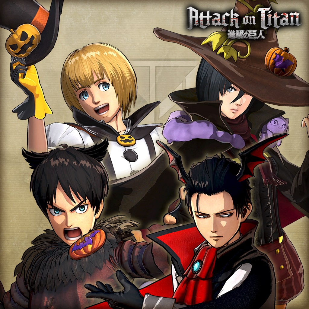 Attack on Titan - Lote de atuendos 'Halloween'